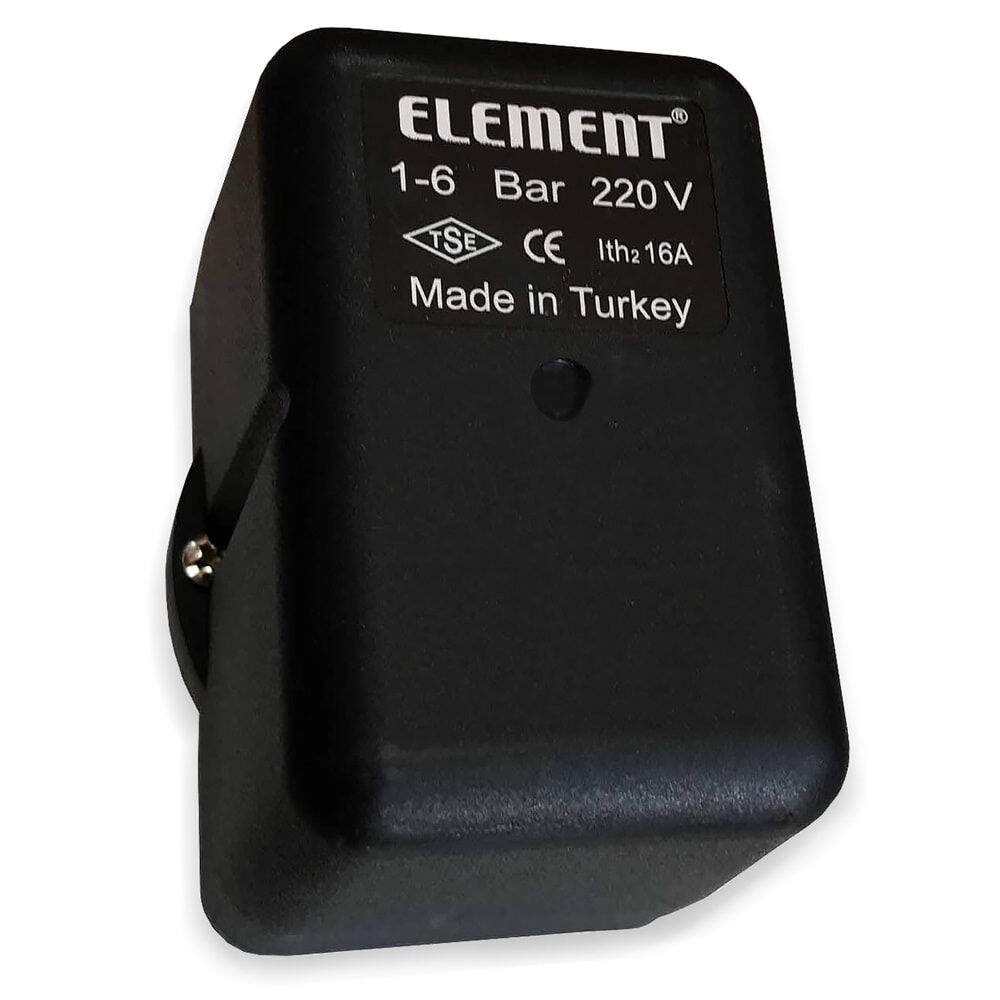 Element 1-6 Bar Tahliyesiz Monofaze Basınç Şalteri 1/4'' B.Çapı