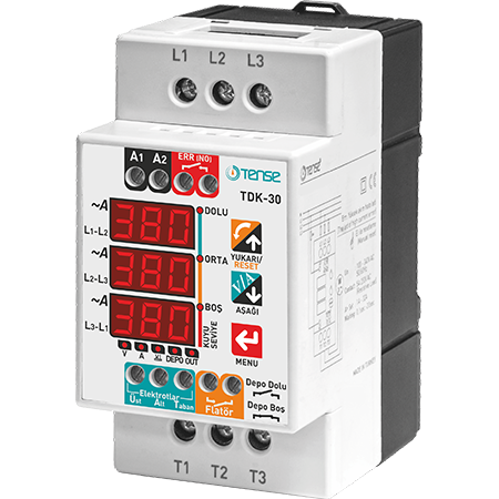 Tense TDK-30 Trifaze Dalgıç Kontrol Rölesi