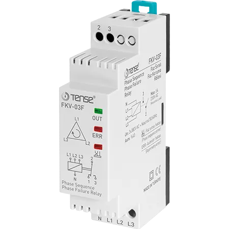 Tense FK-03F Faz(Motor) Koruma Rölesi