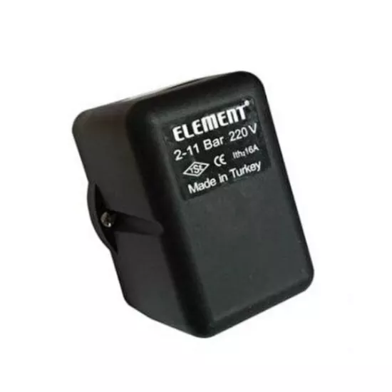 Element Basınç Şalteri 2-11 Bar Tahliyesiz Monofaze  1/4’’ Bağlantı Çapı