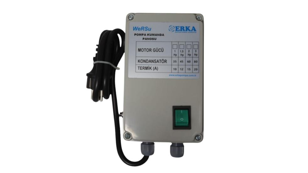 Wersu 1 HP Monofaze Dalgıç Pompa Panosu | 220V Kontrol Panosu