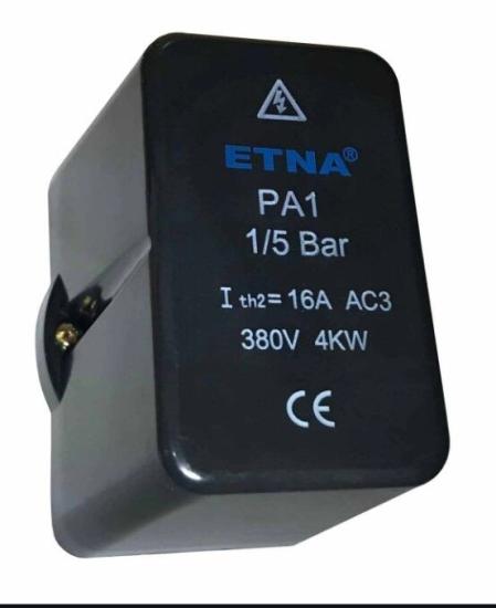 Etna Basınç Şalteri 1-5 Bar Tahliyeli Trifaze  1/2’’ Bağlantı Çapı