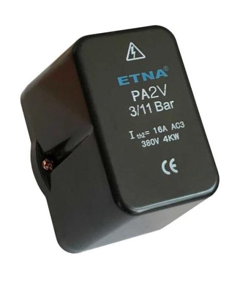 Etna Basınç Şalteri 3-11 Bar Tahliyeli Trifaze  1/2’’ Bağlantı Çapı