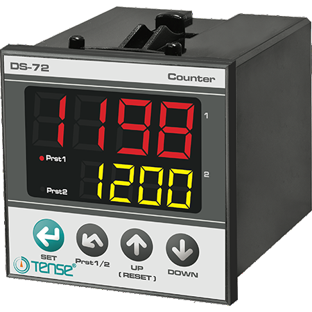 Tense DS-72 Dijital 2x4 Hane Sayıcı 72x72 mm